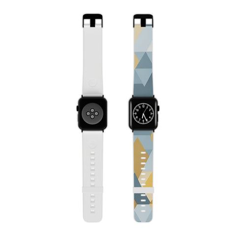 Geometric Pattern Apple Watch Band - Stylish & Modern Design