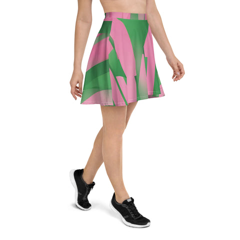 Pink and Green Skater Skirt