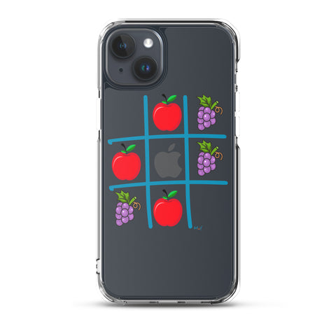 Tic Tac Toe Clear Case for iPhone®